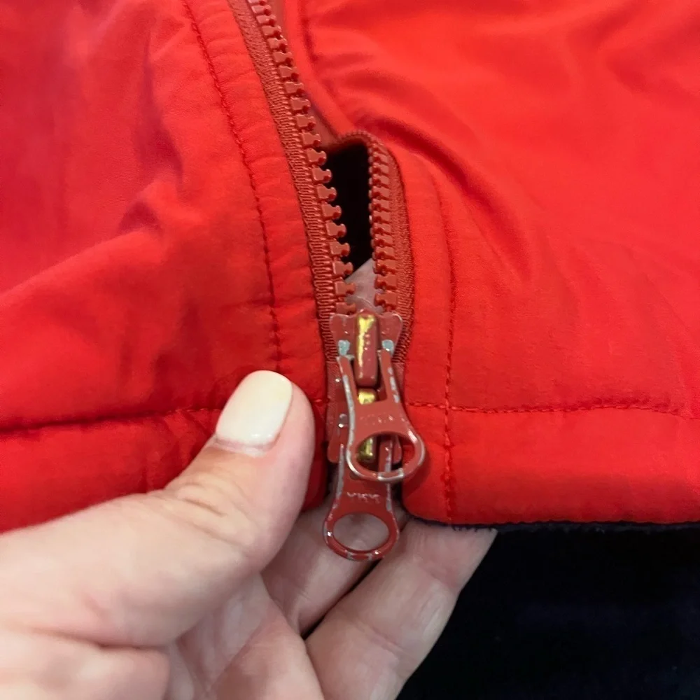RALPH Ralph Lauren Red Fleece-Lined Vest - Women’s Large